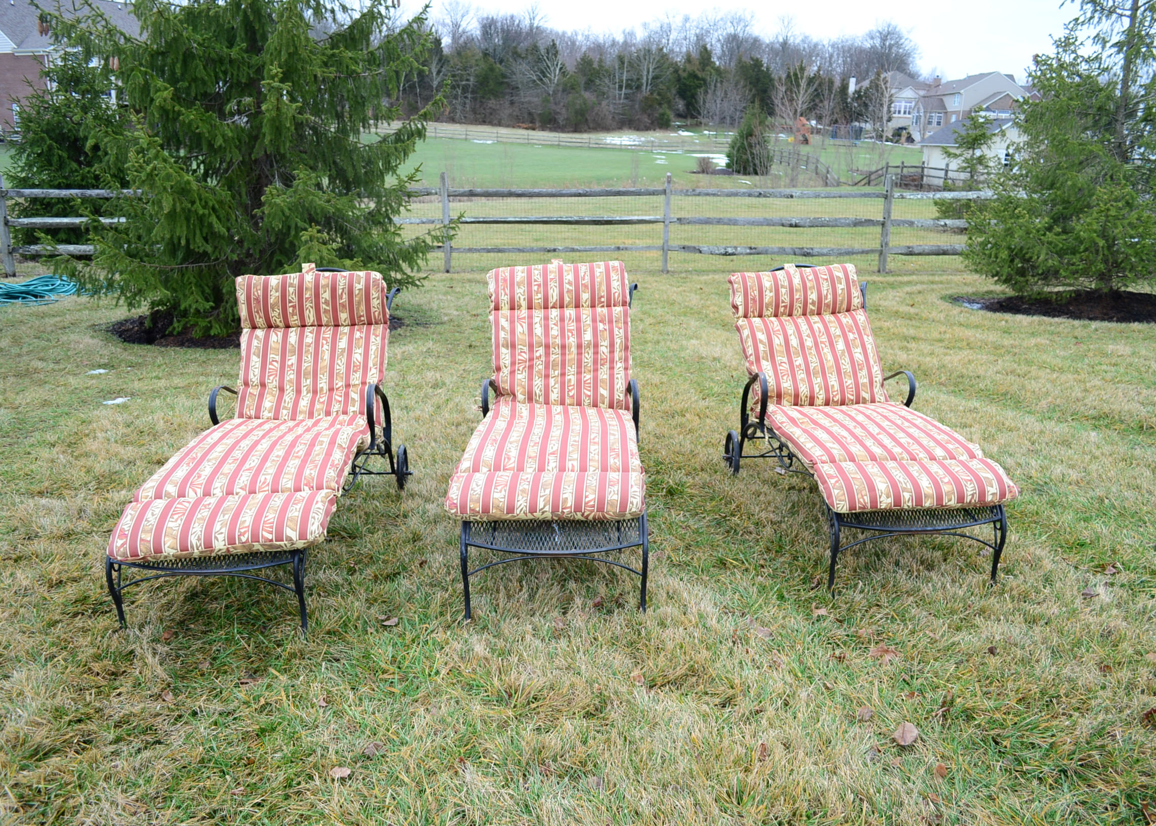 Metal Mesh Chaise Lounge Chairs EBTH